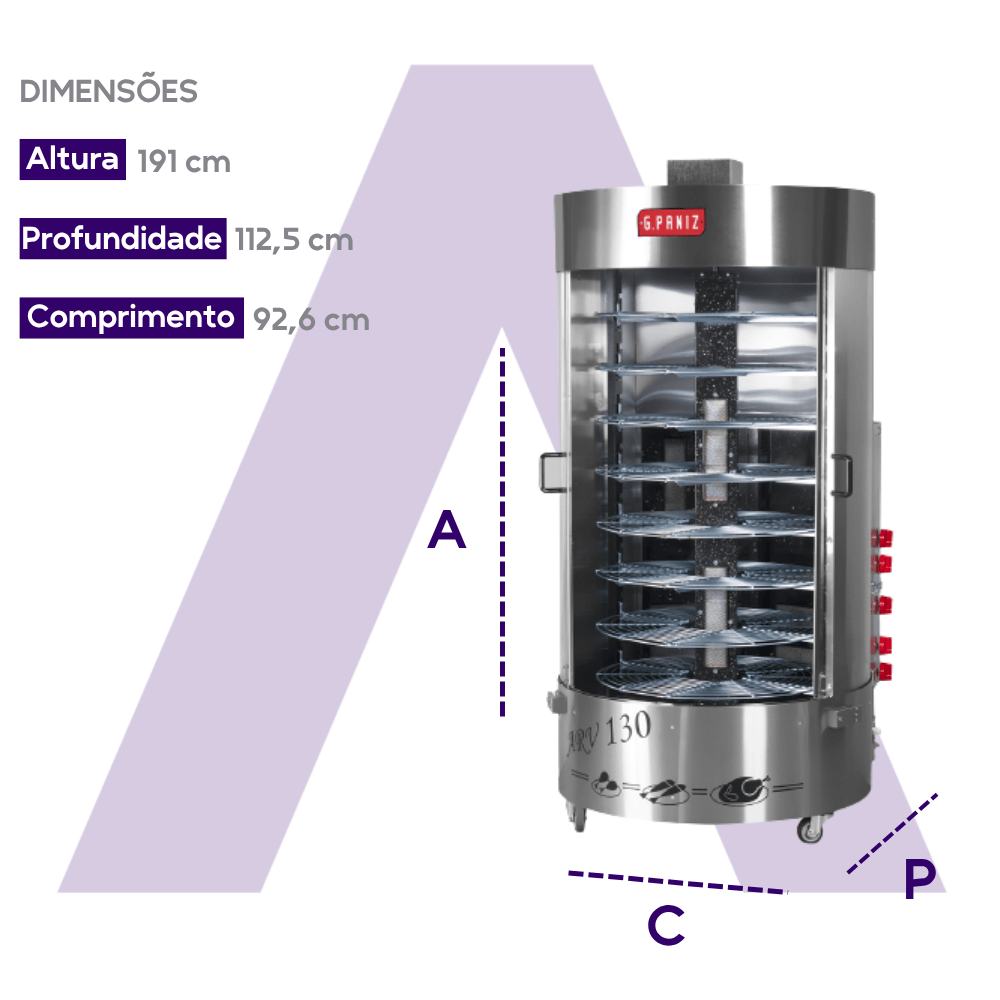 90857 ARV-130QC DIMENSOES
